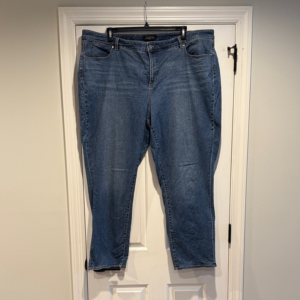 Talbots Women's Straight Leg Blue Jeans